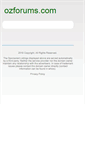 Mobile Screenshot of ozforums.com